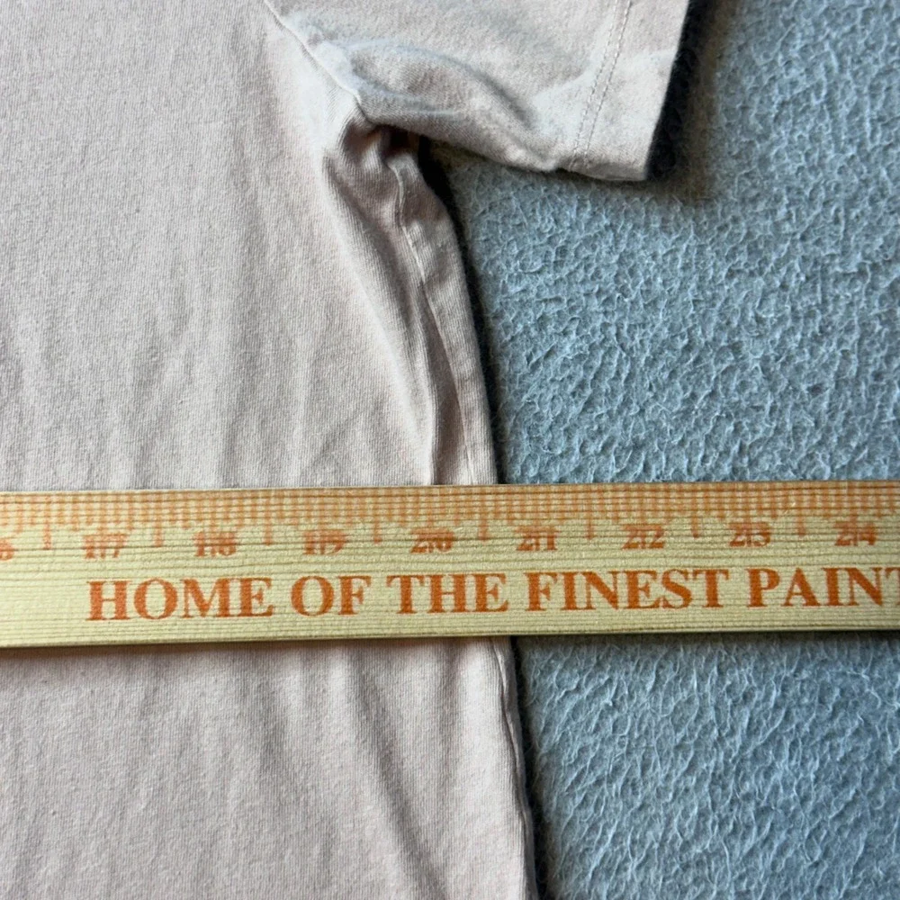 The North Face T-Shirt Womens L Peach Vertical Logo Graphic Cotton Short Sleeve - Picture 8 of 10